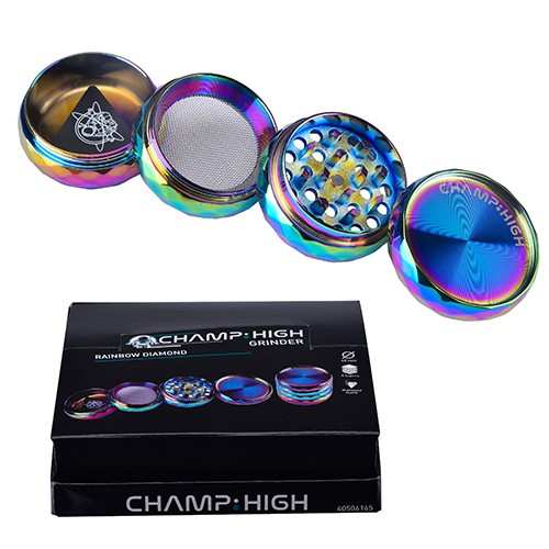 Grinder Rainbow Diamond 40mm 9uds Champ