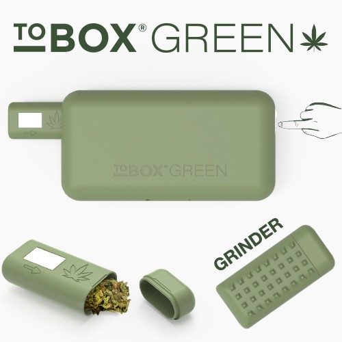 Pitillera All In One 10 uds ToBox Green