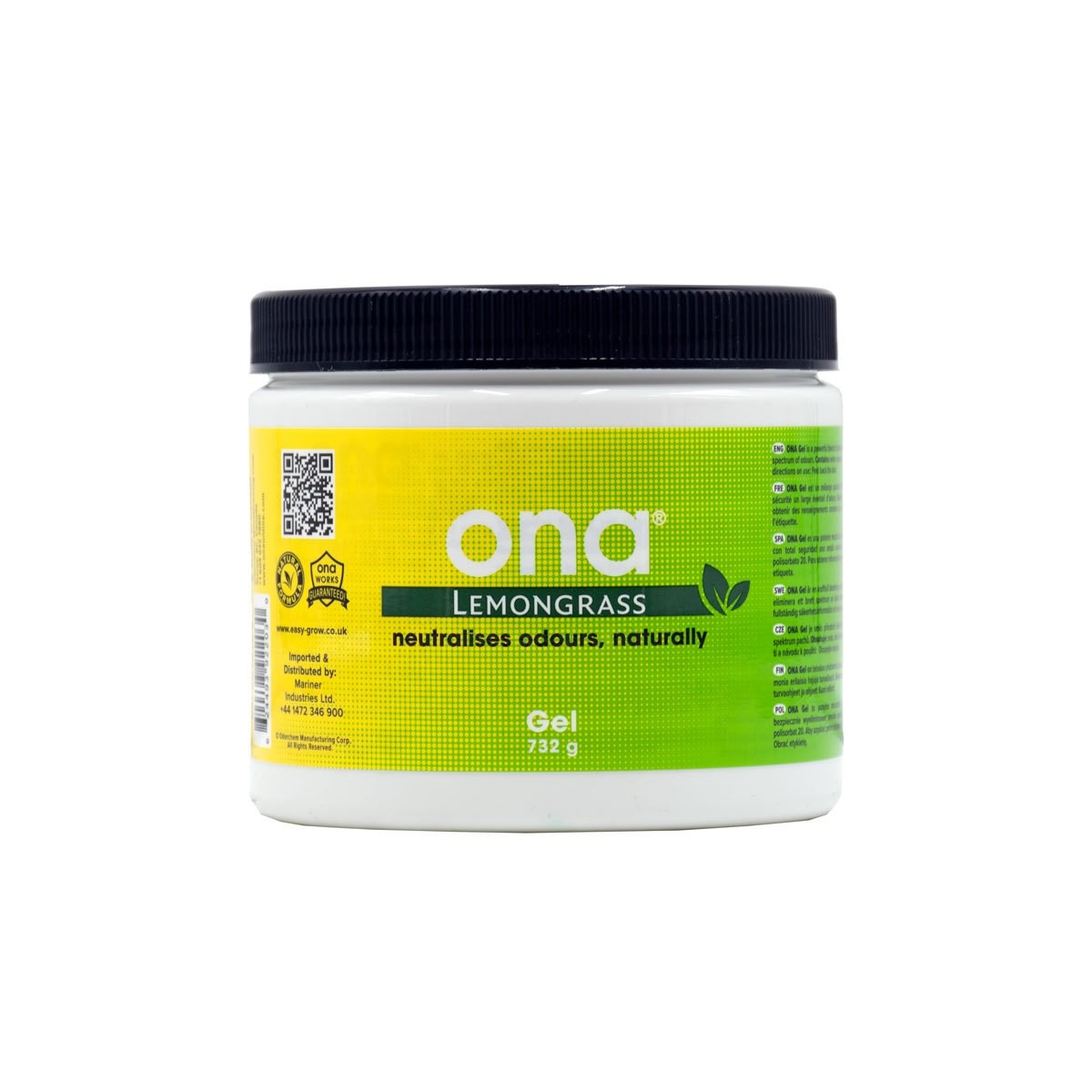 Ambientador ONA Gel LEMONGRASS 732g