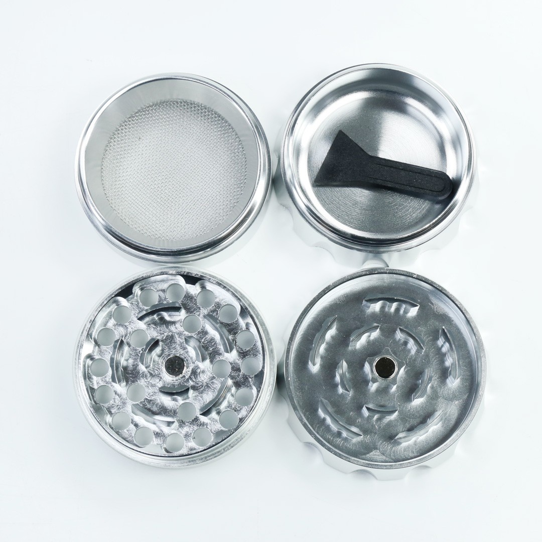 Grinder Monroe 50mm 4 partes Plata