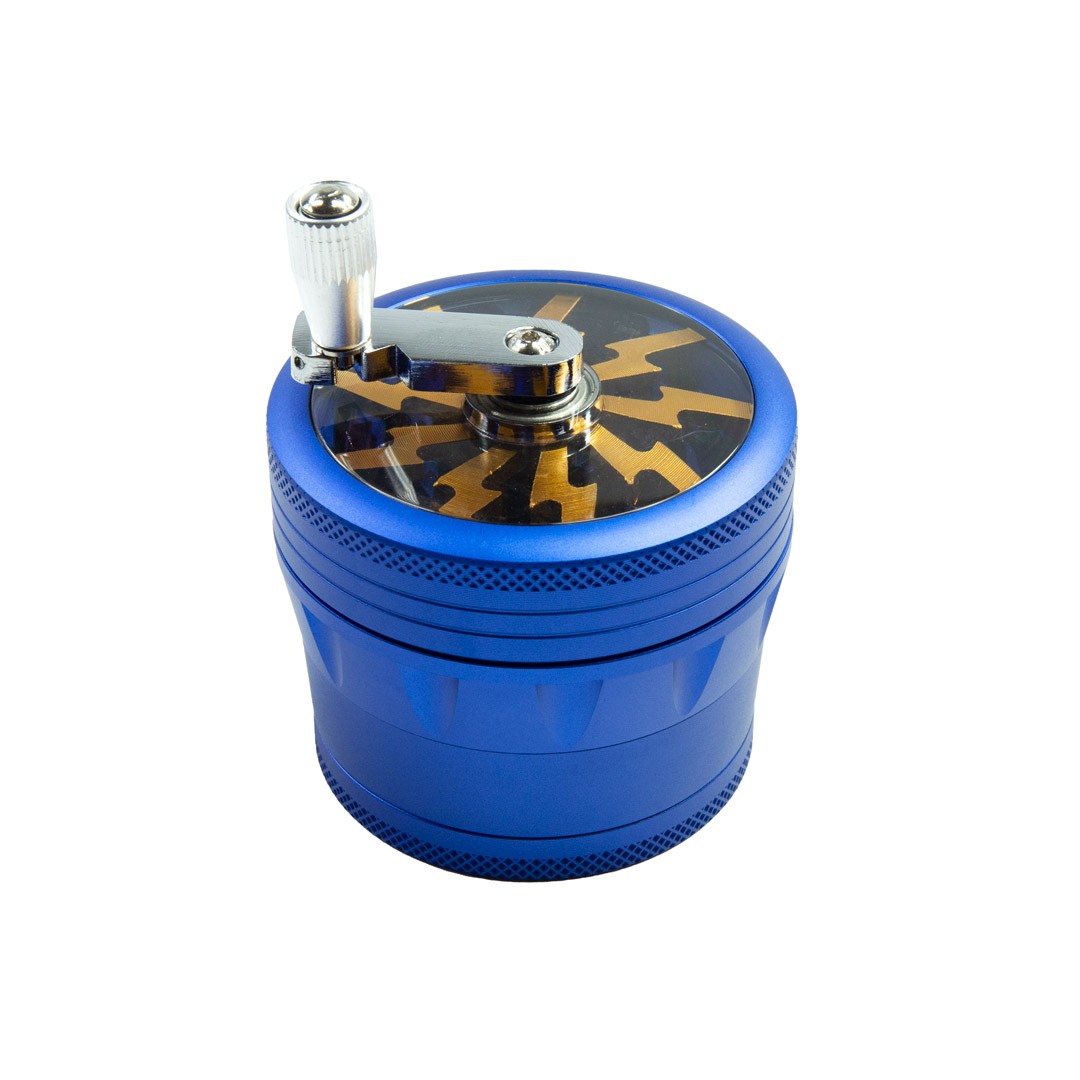 Grinder Molinillo 60mm 4 partes Azul