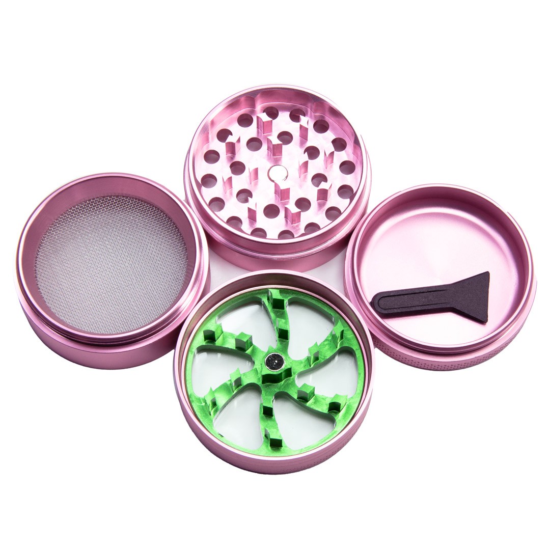 Grinder Wheel 50mm 4 partes Rosa